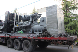 發往濟南柴油發電機組